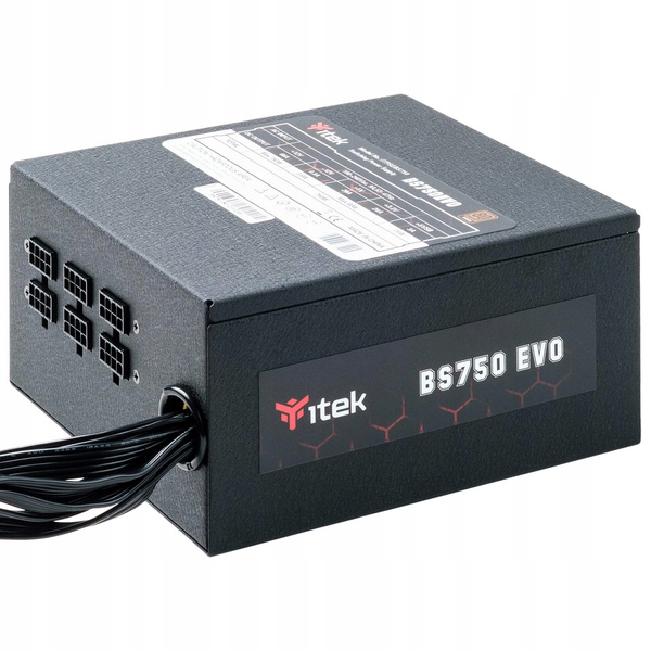 Zasilacz ATX iTek BS750 750 W 80 PLUS Bronze (ITPSEBS750) (B)