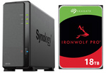 Serwer NAS Synology DiskStation DS124 18TB Seagate IronWolf PRO