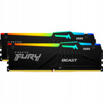 Pamięć RAM Kingston Fury Beast RGB DDR5 16GB 6000MHz CL30 KF560C30BBAK2-16