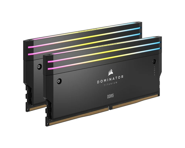 Pamięć RAM Corsair Dominator Titanium RGB DDR5 64GB 6400MHz CL32 (CMP64GX5M2B6400C32)