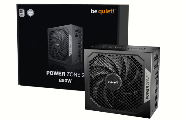 Be quiet! POWER ZONE 2 850W moduł zasilaczy 20+4 pin ATX ATX Czarny (BP007EU)