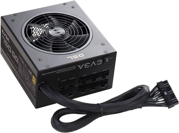 PÓŁMODULARNY ZASILACZ ATX EVGA 750GQ 80 PLUS GOLD 750W (U)