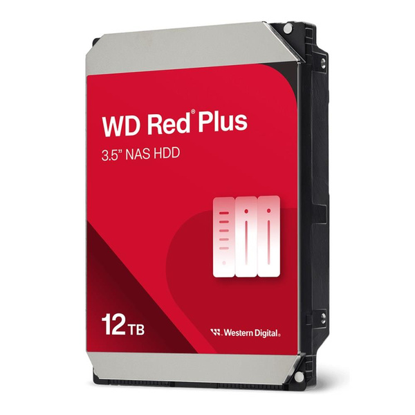 Dysk WD Red Plus WD120EFGX 12TB 3,5" 7200 512MB SATA III (WD120EFGX)