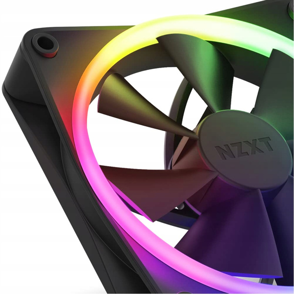 Zestaw trzech wentylatorów NZXT 120x120mm RGB +kontroler (RF-R12TF-B1)