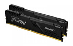 Pamięć RAM 16GB KINGSTON Fury Beast 3200MHz DDR4 DIMM komputera PC XMP (KF432C16BBK2/16) USZKODZONE