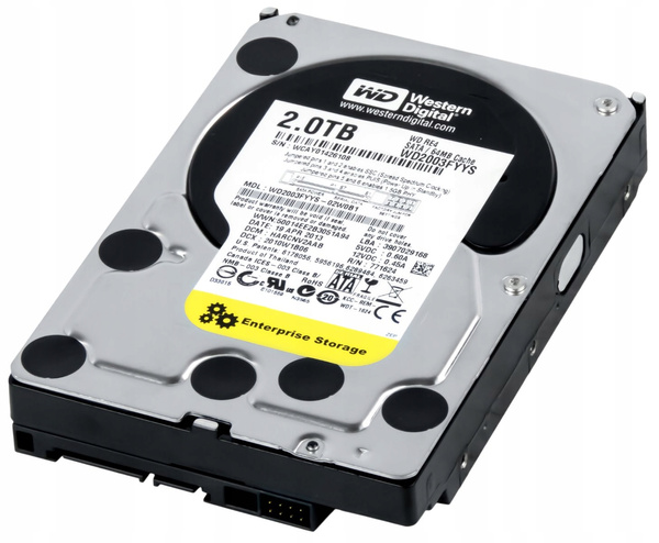 Dysk twardy Western Digital WD RE4 2TB SATA II 3,5" (WD2003FYYS) USZKODZONY