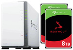 Serwer NAS Synology Diskstation DS223j 16TB (2x8TB) Seagate IronWolf