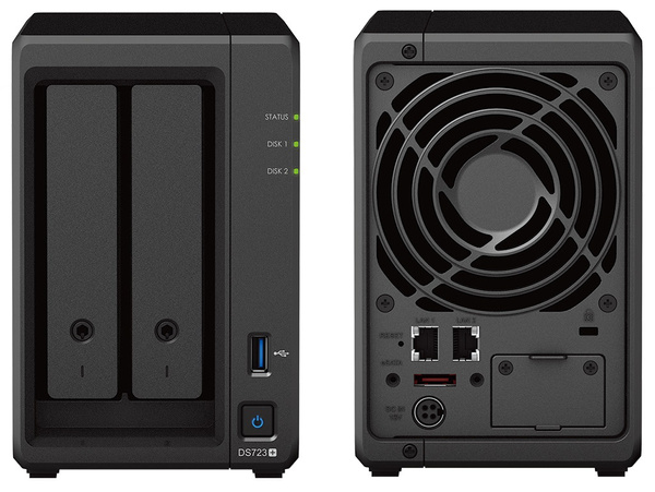 Serwer NAS Synology DiskStation DS723+ 16TB (2x8TB) Toshiba X300