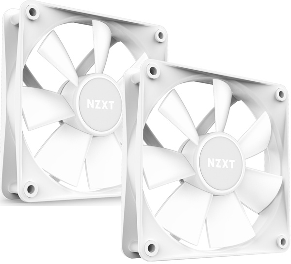 Zestaw 2 wentylatorów NZXT F120 RGB White 120mm PWM RF-C12TF-W1 (B)