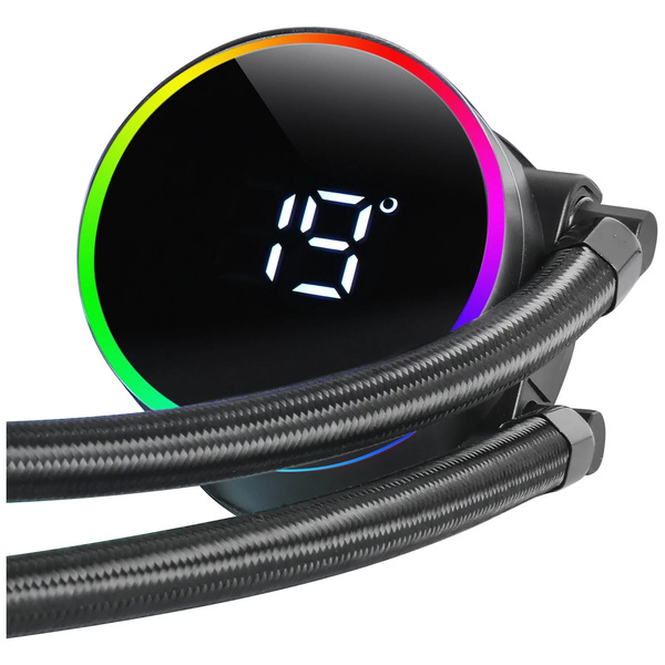 Chłodzenie wodne 240mm Mars Gaming ML-LCD240 (U) (W)