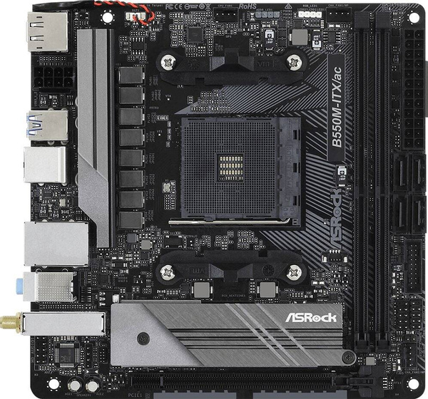 Płyta główna Mini ITX ASRock B550M-ITX/AC (Socket AM4) (U) (W)