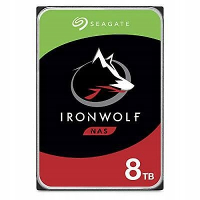 Dysk twardy Seagate Ironwolf NAS ST8000VN004 8TB SATA 3,5" (ST8000VN004)USZKODZONY