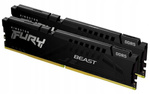 PAMIĘĆ KINGSTON FURY BEAST BLACK 16GB (2X8GB) DDR5 5600 CL40 KF556C40BBK2-1 (KF556C40BBK2-16) USZKODZONE