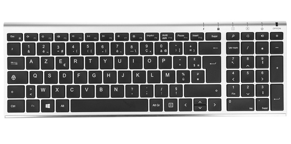 Bezprzewodowa klawiatura Premium Slim HW193 i myszka MW158 2.4GHz USB