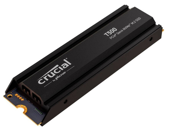 Dysk SSD M.2 NVMe Crucial T500 Heatsink 2TB (CT2000T500SSD5)