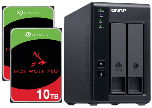 Moduł rozszerzający QNAP TR-002 20TB (2x10TB) Seagate IronWolf PRO