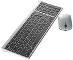 Klawiatura HW193 i myszka MW158 - bezprzewodowy zestaw klasy premium USB 2.4GHz (QWERTY NORD)