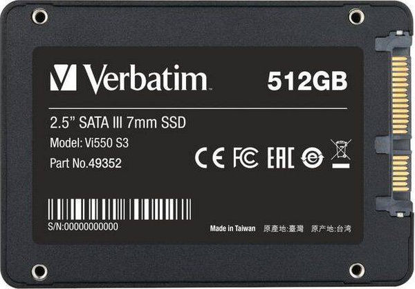 Dysk SSD Verbatim Vi550 512GB 2.5" SATA III (49352) USZKODZONY