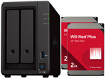 Serwer NAS Synology DiskStation DS723+ 4TB (2x2TB) WD RED Plus / 2GB RAM