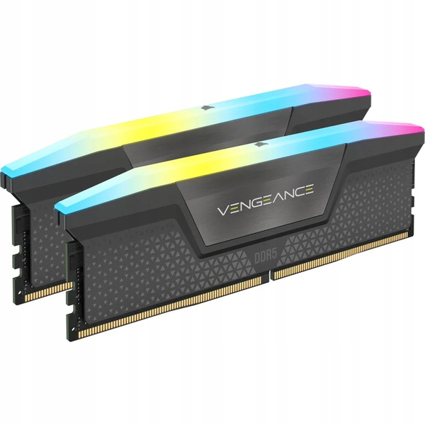 Pamięć RAM Corsair DDR5 32 GB Vengeance RGB 6000 MHz CL30.00 (CMH32GX5M2B6000Z30K) USZKODZONE
