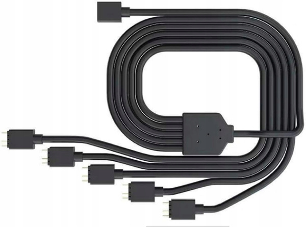 Rozdzielacz Cooler Master 3-Pin ARGB 1-5 splitter (MFX-AWHN-1NNN5-R1)