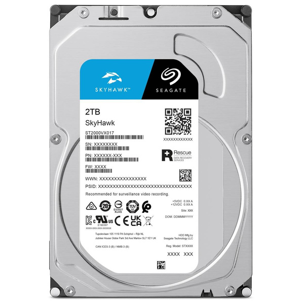 DYSK HDD SEAGATE SKYHAWK ST2000VX015 2TB