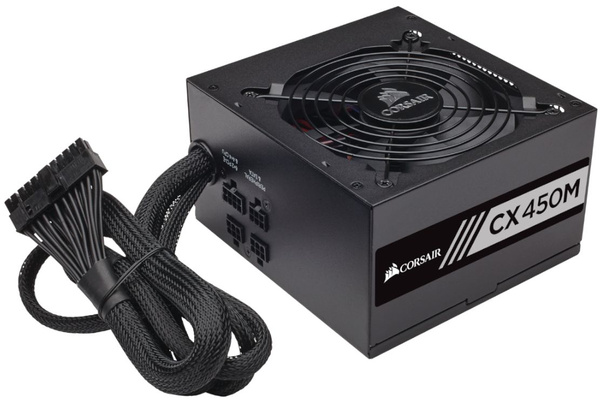 Zasilacz półmodularny ATX Corsair CX450M 450W 80+Bronze (CP-9020101-EU) (U)