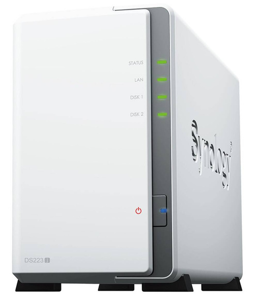 Serwer NAS Synology Diskstation DS223j 4TB (2x2TB) WD RED Plus
