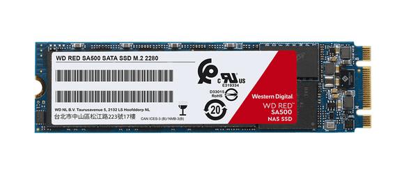 Dysk SSD WD Red SA500 2TB M.2 2280 SATA III (WDS200T1R0B)