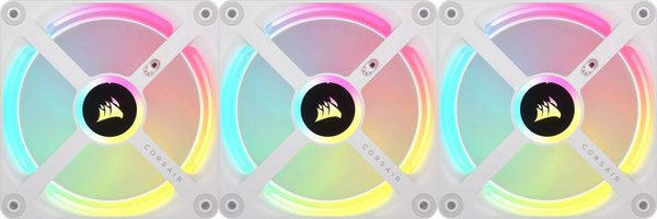 Wentylator Corsair iCUE LINK QX120 RGB 3-pack + Hub (CO-9051006-WW) (U)(W)