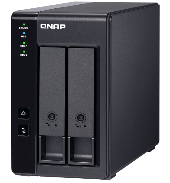 Obudowa rozszerzająca QNAP TR-002 do rozbudowy pojemności dysków serwera NAS lub komputera.