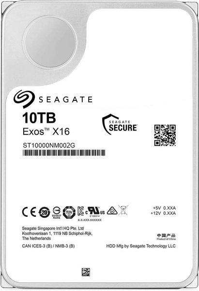 Dysk serwerowy SAS HDD Seagate Exos X16 ST10000NM002G 10TB