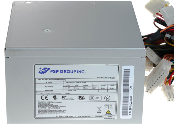 Zasilacz ATX Fortron FSP500-60GHN(85) 500W 80 Plus Bronze