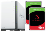 Serwer NAS Synology Diskstation DS223j 12TB (2x6TB) Seagate IronWolf HDD