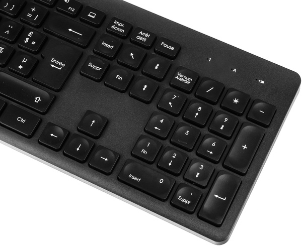 Klawiatura K-730 i myszka M136 - bezprzewodowy zestaw biurowy USB 2.4GHz (AZERTY FR)