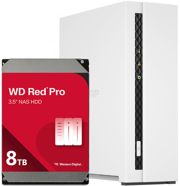 Serwer plików NAS Qnap TS-133 8TB WD RED PRO