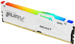 Pamięć RAM Kingston Fury Beast RGB White DDR5 32GB 5600MHz CL40 USZKODZONY