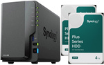 Serwer NAS Synology DiskStation DS224+ 8TB (2x4TB) Synology HAT3300-4T