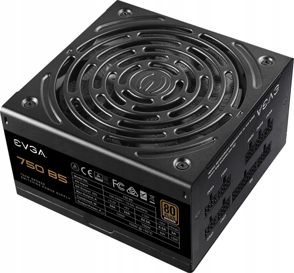 Zasilacz EVGA ATX 750 W 80 PLUS Bronze (220-B5-0750-V2)