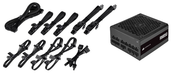 Zasilacz ATX Corsair RM850 (Wersja 2021) 80 Plus GOLD 850W (CP-9020235-EU) (U)