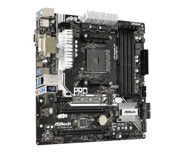 Płyta główna ATX ASRock X370 Pro4 (X370 PRO4) USZKODZONA