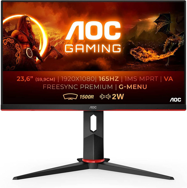 MONITOR 24 CALA  AOC GAMING C24G2AE/BK