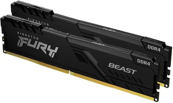 Pamięć RAM DDR4 Kingston Fury Beast KF426C16BBK4/16 16GB 2666MHz CL16