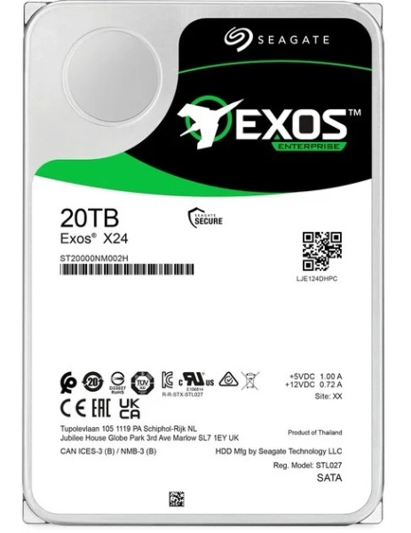 Dysk HDD Seagate Exos X24 ST20000NM002H 20TB SATAIII 3,5"