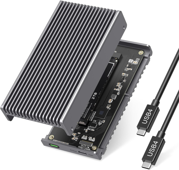 Obudowa na dysk SSD M.2 NVMe GEWOKLIY Fanless USB-C 40Gbps