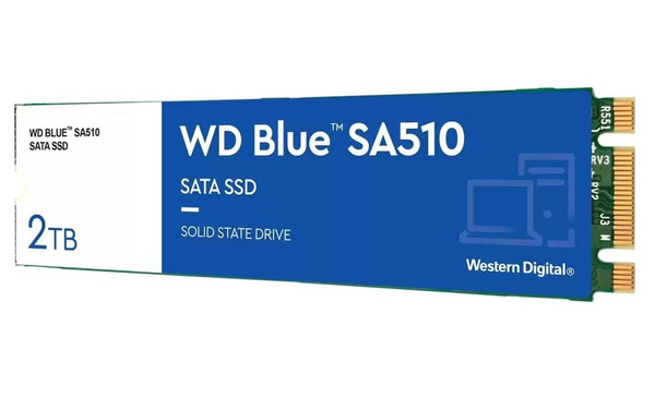 Dysk SSD M.2 SATA WD Blue SA510 2TB (WDS200T3B0B)