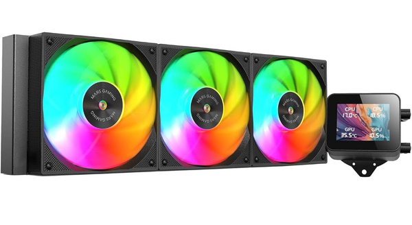 Chłodzenie wodne 360mm Mars Gaming ML-VISION360 (W) (B)