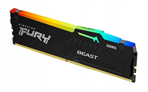 Pamięć RAM Kingston Fury Beast RGB DDR5 8GB 5200MHz CL36 (KF552C36BBEA-8)