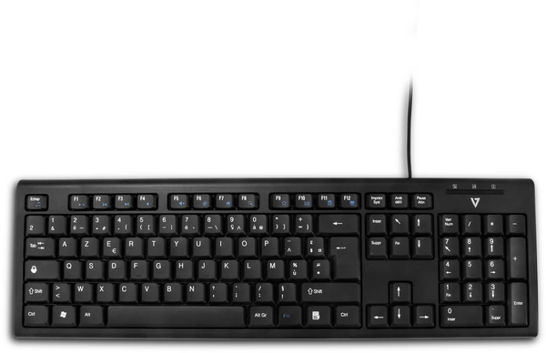 Klawiatura przewodowa VSeven KU100 QWERTZ DE