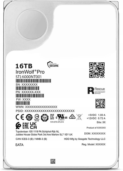 Dysk HDD Seagate IronWolf Pro 16TB (ST16000NT001)